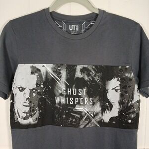 Uniqlo UT × Ghost in the Shell Shirt Whispers Graphic Men's Small Gray Cotton SS